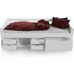 FurniGO Nalu s úložným prostorem bílá – Hledejceny.cz