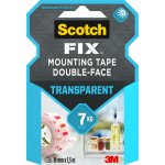 3M Scotch Oboustranná montážní páska do interiéru 19 mm × 1,5 m transparentní – Sleviste.cz