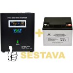 VSelektro záložní zdroj 300W sinusPRO-500W + AKU 40Ah – Zboží Mobilmania