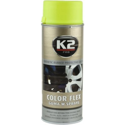 K2---CHEMIE-A-KOSMETIKA L343ZO COLOR FLEX 400 ml ŽLUTÁ - ochranný nátěr ze syntetického kaučuku – Zbozi.Blesk.cz