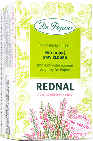 Dr.Popov Čaj Rednal 20 x 1,5 g