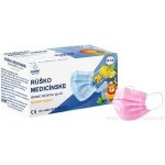 Biomic Medicínská rouška typ IIR růžová dětská 50 ks – Hledejceny.cz