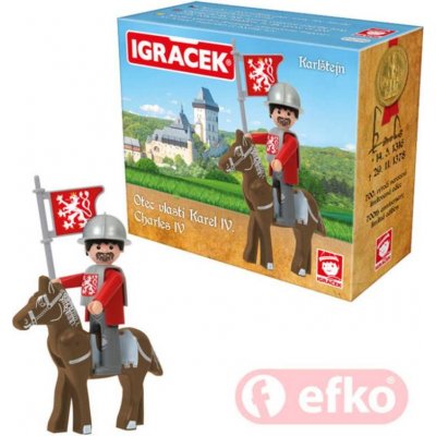 EFKO IGRÁČEK Karel IV. Karlštejn set s koněm a doplňky – Zboží Mobilmania