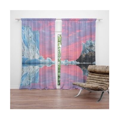 Sablio Závěs Ledovec: 2ks 140x250cm – Hledejceny.cz