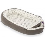 TRÄUMELAND Hnízdečko Premium Weiß mit grauen Sternen – Zboží Dáma