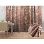 Biante Sametový závěs Isabela IBL-013 Gold Design starorůžový - šířka 270 cm 270x190 cm – Hledejceny.cz