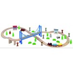 Maxim Vláčkodráha s visutým mostem - 57ks – Sleviste.cz