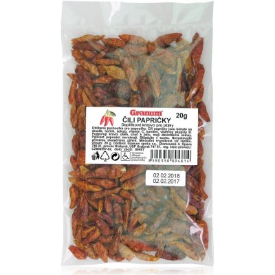 Granum Čili papričky 20 g – Zboží Mobilmania