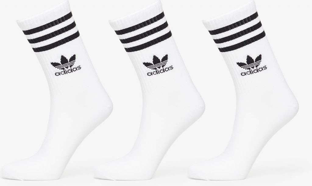 adidas Crew Socks 3STR bílá