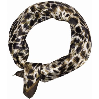 Elza šátek na krk letuška khaki – Zboží Dáma