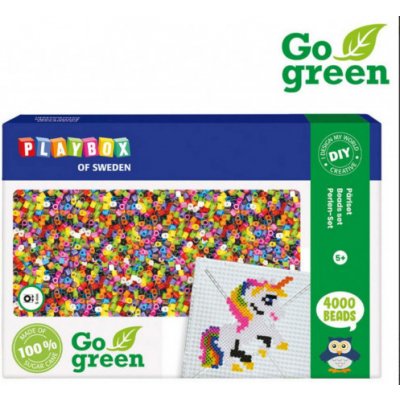 Playbox zažehlovací korálky Go Green mix, 4000ks – Zboží Mobilmania