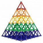 Teddies Magnetická stavebnice 250 ks – Zboží Mobilmania