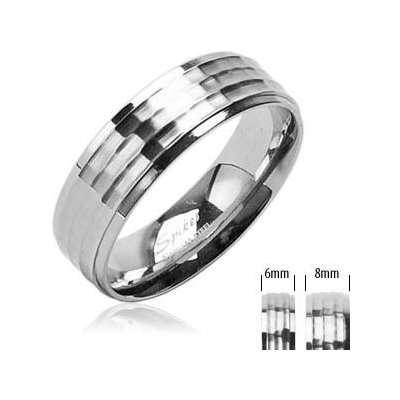 Steel Edge ocelový prsten Spikes SERH1597