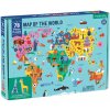 Puzzle Mudpuppy Geography Mapa světa 78 ks / Map of the World