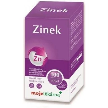 Moje Lékárna Zinek 25 mg 120 tablet