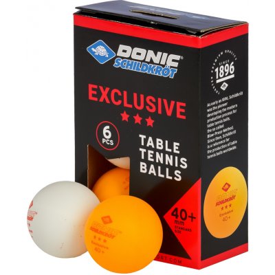 Schildkrot Exclusive 3-star Poly 40+ 6 ks – Zbozi.Blesk.cz