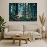 Fotoobraz - Světlo mezi stromy Obraz na plátně: 45x30 – Zboží Dáma