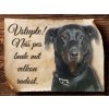 Autovýbava Sport hobby Cedulka Beauceron II Vstupte CP489 15 x 11 cm