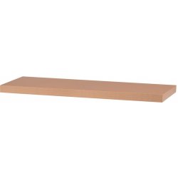 Autronic Polička nástěnná 80 cm, MDF, 3D dekor přírodní buk P-005 BUK