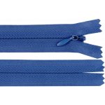 Zip spirálový skrytý No 3 délka 60 cm barva 220 modrá jeans - tmavá – Hledejceny.cz
