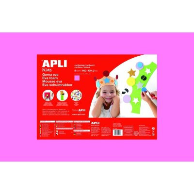 Pěnovka Apli, 400 x 600 mm, růžová, 5 ks – Zbozi.Blesk.cz