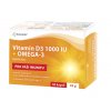 Vitamín a minerál Noventis Vitamín D3 1000 IU + Omega-3 60 kapslí