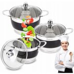 Kamille Sada hrnců nerezová ocel 6 ks – Zboží Dáma