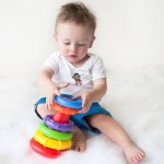 Playgro Plastové navlékací kroužky – Zboží Dáma