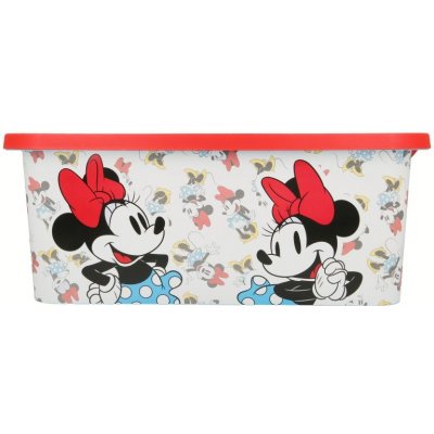 Stor Plastový úložný box Minnie Mouse 13L 02805