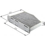 Filtr, vzduch v interiéru BOSCH 1 987 432 097