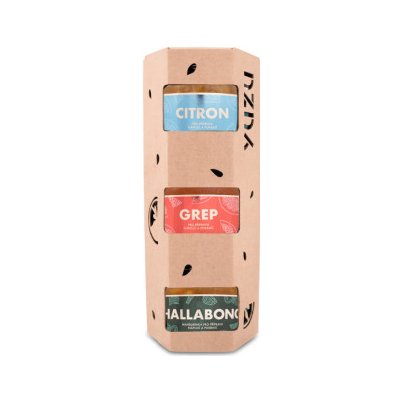 YUZU Trio CITRUSOVÉ POVZBUZENÍ 3 x 550 g – Zboží Mobilmania