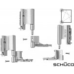 SCHUCO Spodní pant Royal S/AWS 130 kg Povrch: Stříbrná, Typ: L – Sleviste.cz