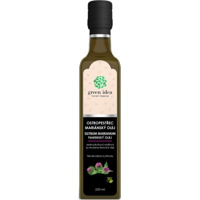 Green Idea Topvet Premium Ostropestřec mariánský olej 250 ml