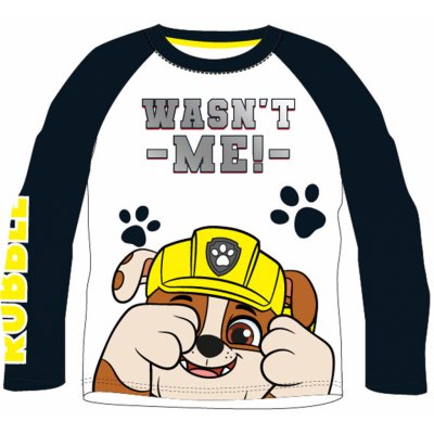 Chlapecké tričko Paw Patrol bílá tmavě modrá – Zboží Dáma