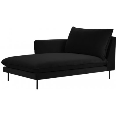 Cosmopolitan Design Vienna sametová 170 cm levá černá – Zboží Dáma