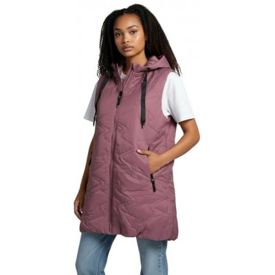 Dámská zateplená vesta s odepínací kapucí Baty černá – Zbozi.Blesk.cz