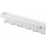 !!!Yamazaki Bílý nástěnný věšák na klíče Smart s policí 6 x 24,5 cm – Sleviste.cz