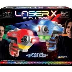 Laserová pistole LASER X evolution double blaster set pro 2 hráče (42409889084)