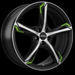 RONAL R62 8,5x20 5x110 ET35 green black matt polished – Sleviste.cz