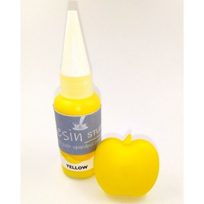 Barvící inkoust do pryskyřice 20 ml yellow – Zboží Mobilmania