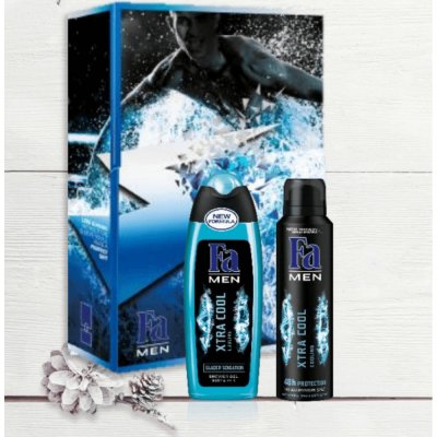 FaMan Xtra Cool sprchový gel 250 ml + deospray 150 ml dárková sada – Zboží Mobilmania