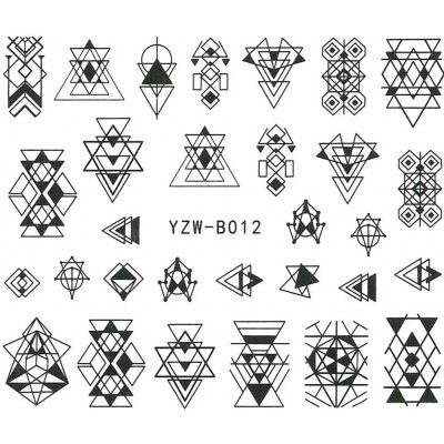 Starnails Vodolepky na nehty Ornaments YZW-B012 – Hledejceny.cz