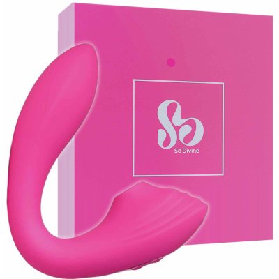 So Divine Pearl Vibe G spot Suction Stimulator Pink