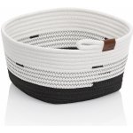 Kela Košík Hedda 28 cm směs bavlna/polyester bílo-černá – Sleviste.cz