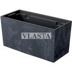 Truhlík URBI CASE BETON EFFECT W antracit 58cm PROSPERPLAST – Zboží Dáma