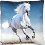 Jerry Fabrics Polštář White horse 40x40 – Zboží Mobilmania