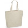 Nákupní taška a košík Westford Mill Maxi bavlněná taška 18l WM285 Myrobalan Stone 34x39x13,5 cm