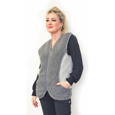 Ovčí Věci vesta z ovčí vlny Luna – Zboží Dáma