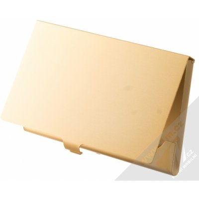 1Mcz Vizitkář Aluminium zlatá gold – Zboží Živě