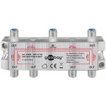 goobay Anténní rozbočovač 1:6, 7x F(F), SAT/TV, kovový, 5 MHz - 2450 MHz (67004) - 77.92.2016 – Sleviste.cz